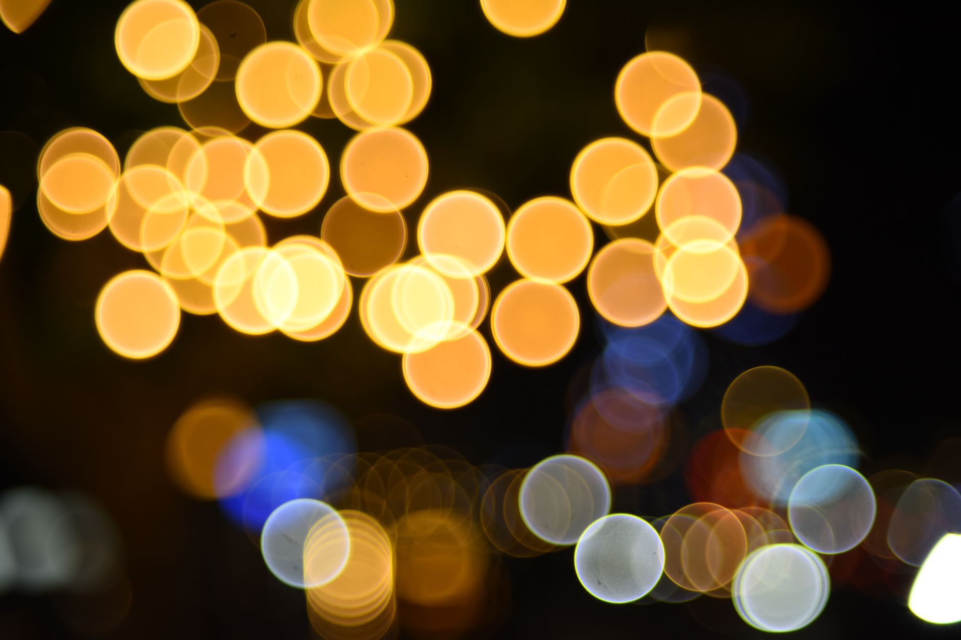 Bokeh ışıklar