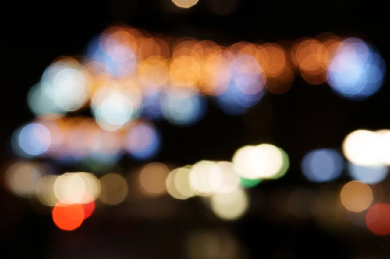 Bokeh ışıklar