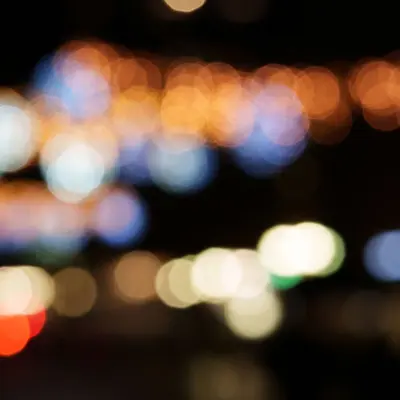 Bokeh ışıklar