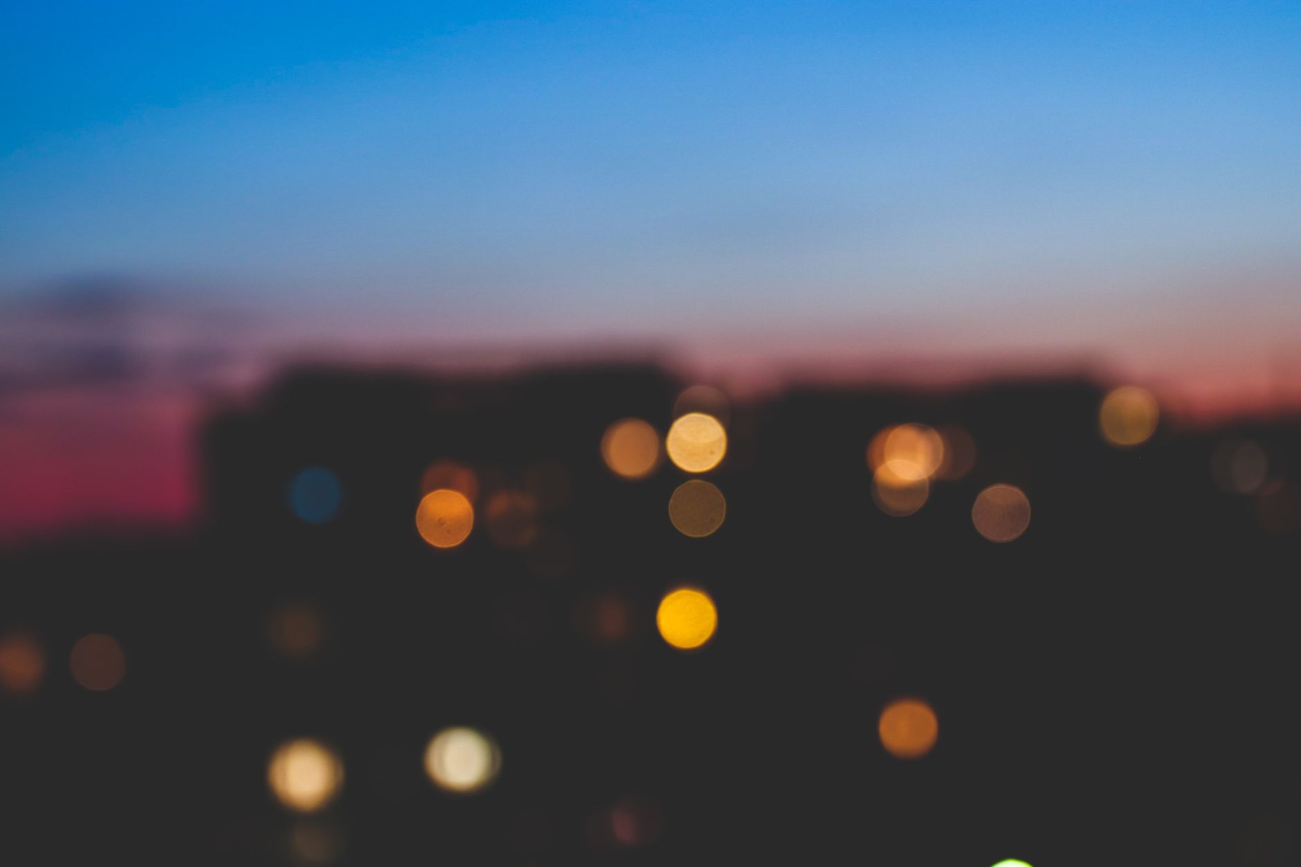 Bokeh ışıklar