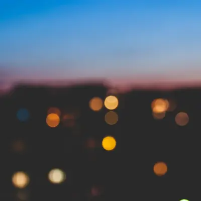Bokeh ışıklar