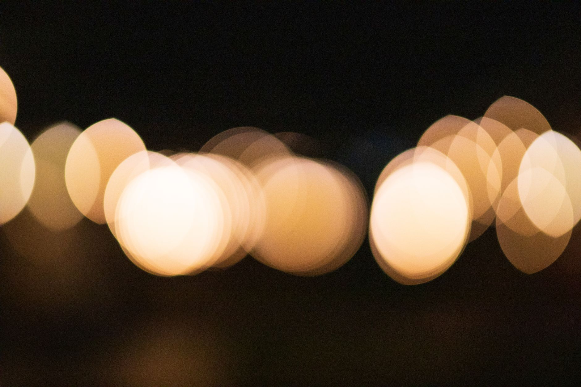 Bokeh ışıklar