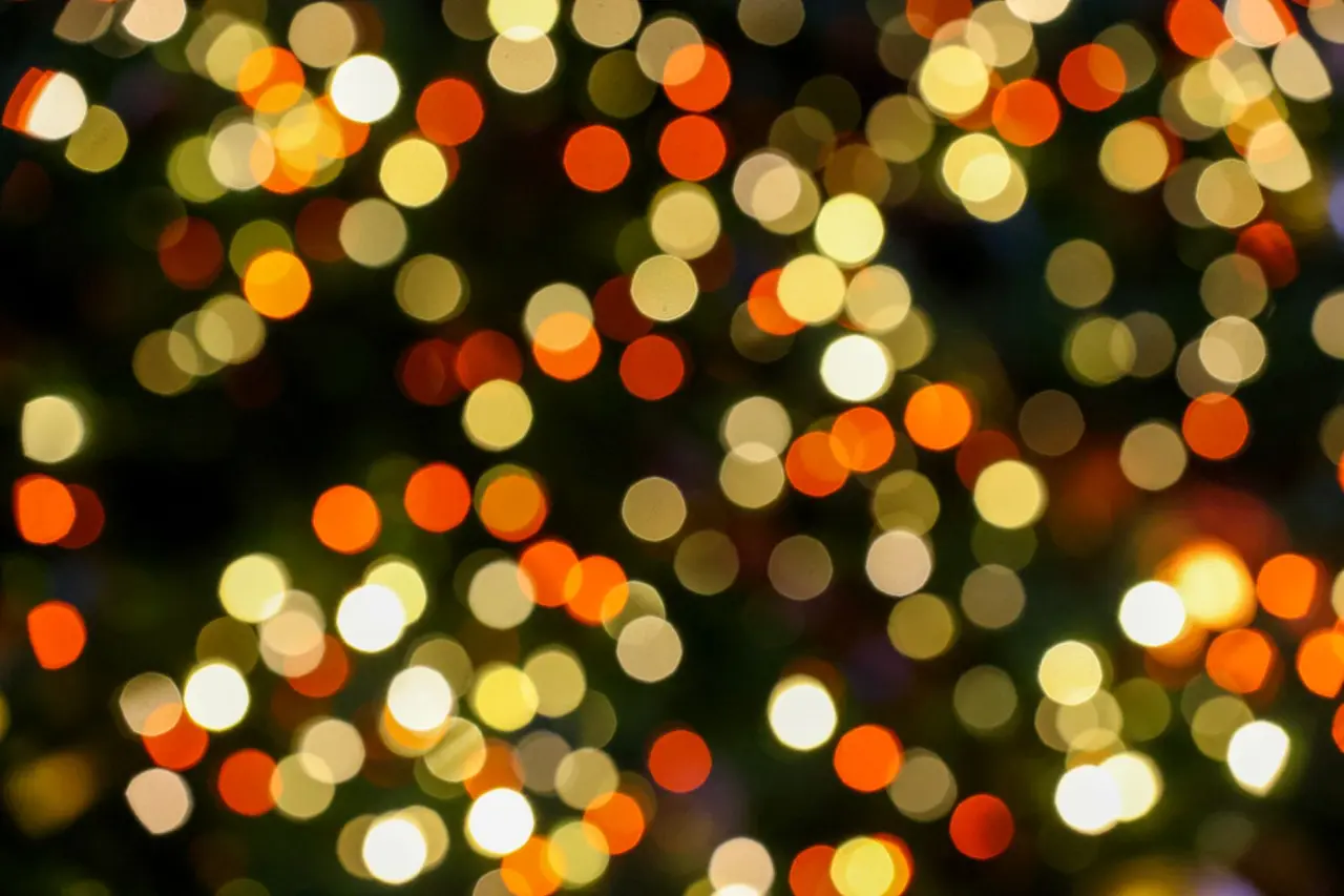 Bokeh ışıklar