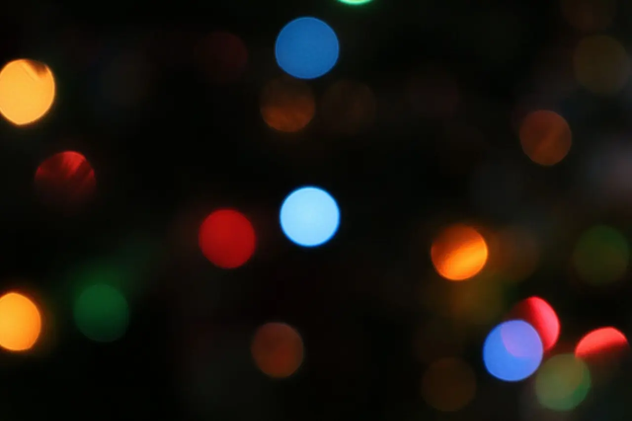 Bokeh ışıklar