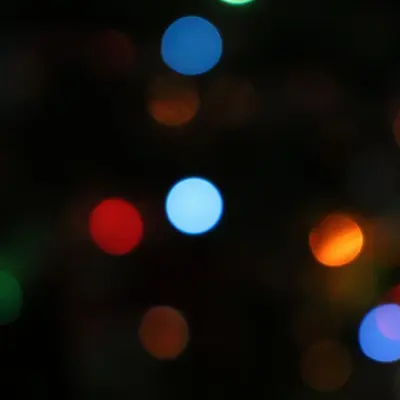 Bokeh ışıklar