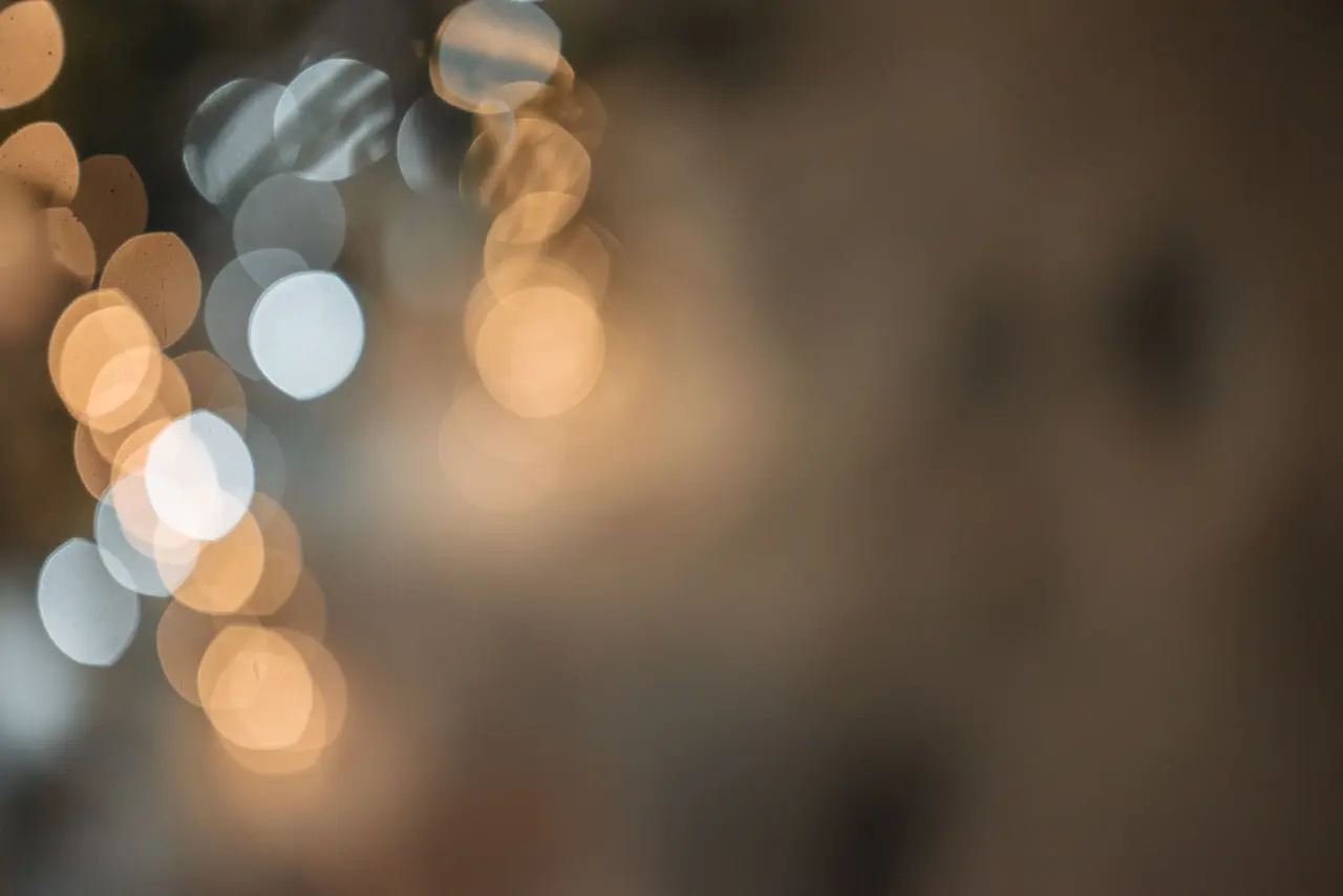 Bokeh ışıklar