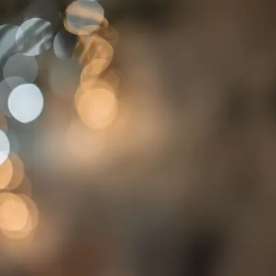 Bokeh ışıklar