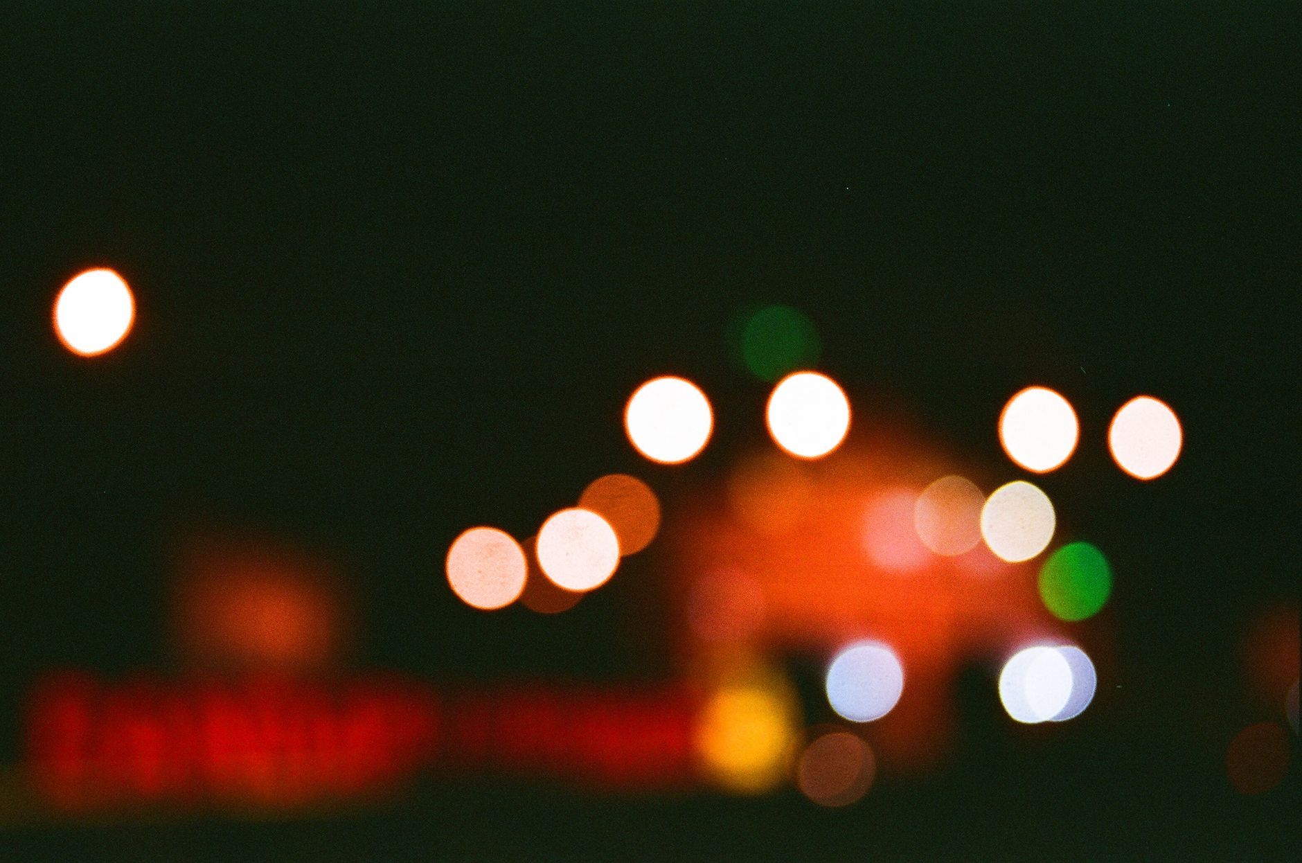 Bokeh ışıklar
