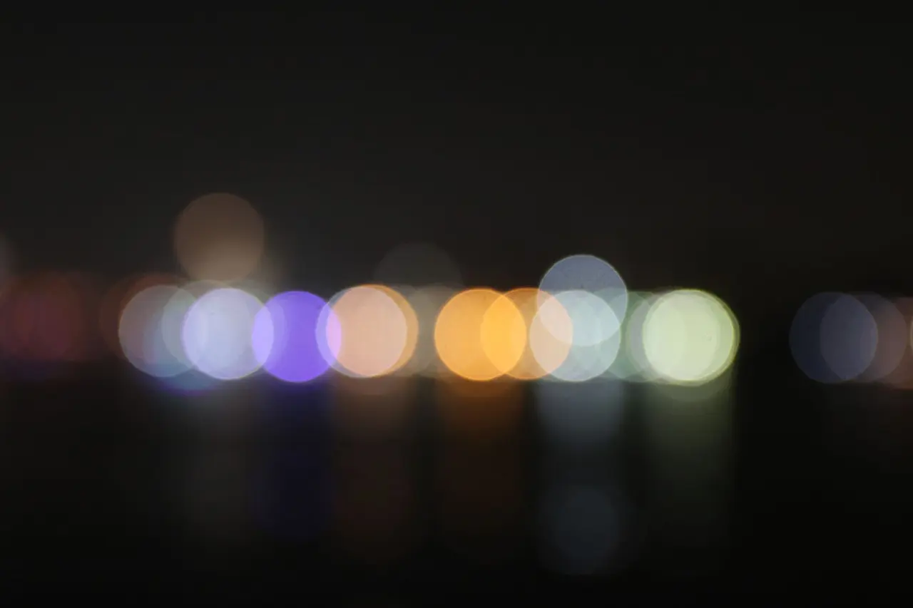 Bokeh ışıklar