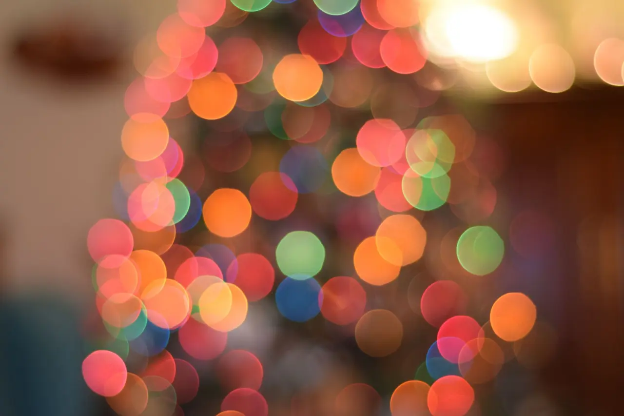 Bokeh ışıklar