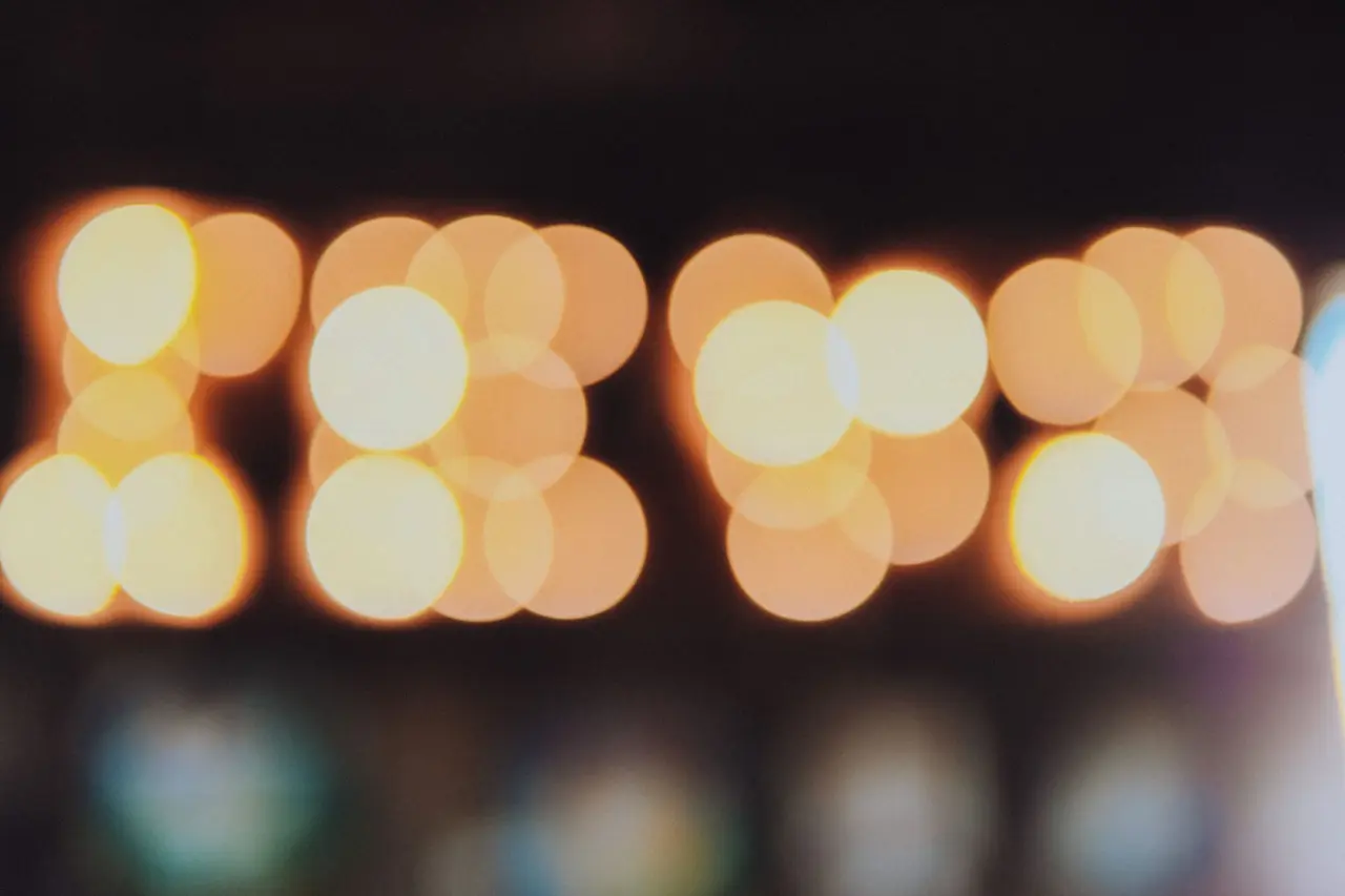 Bokeh ışıklar