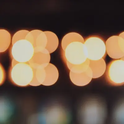 Bokeh ışıklar