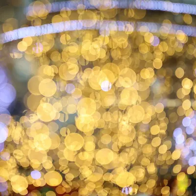 Bokeh ışıklar