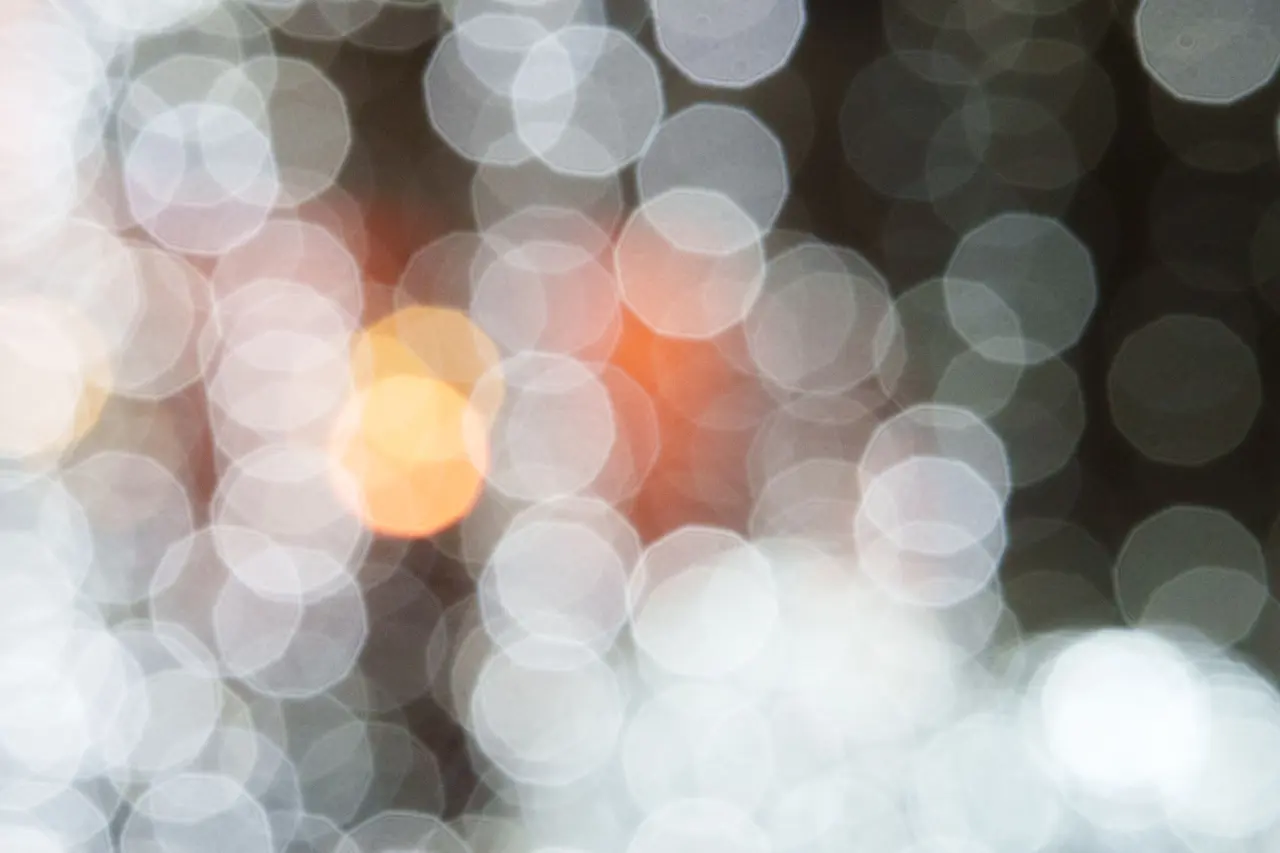 Bokeh ışıklar